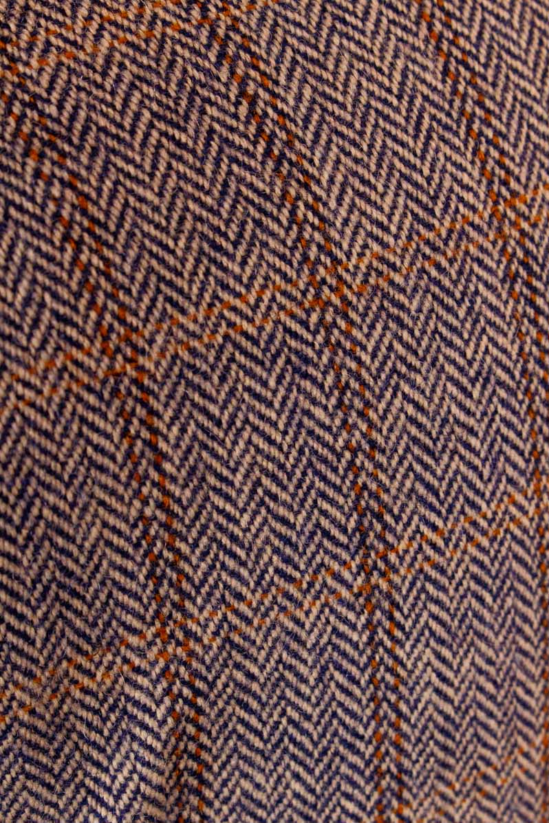 DDR Tweed Sakko beige kariert