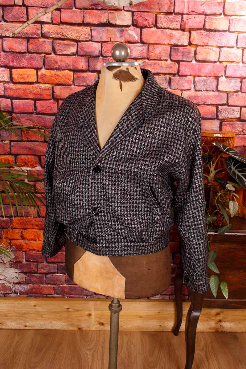 80s Wollmix Spencer Blouson