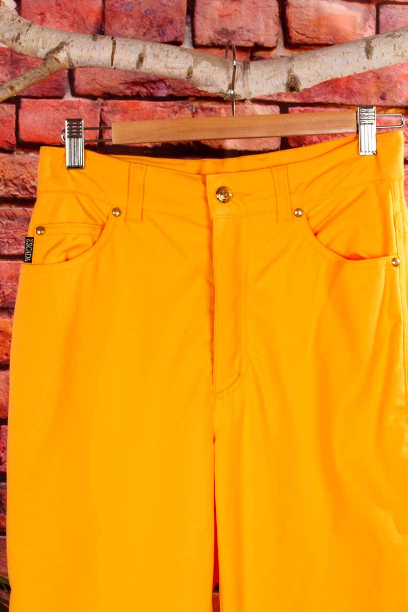 Vintage ESCADA Stretchjeans sonnengelb