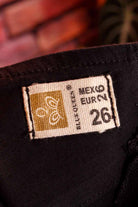 Sexy Cut Out Jeans schwarz Strass