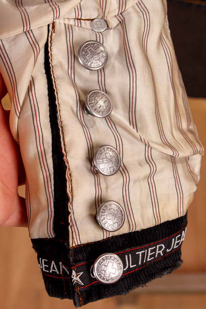 Gaultier reversible Cord Jeansjacke