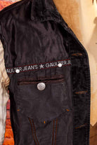 Gaultier reversible Cord Jeansjacke