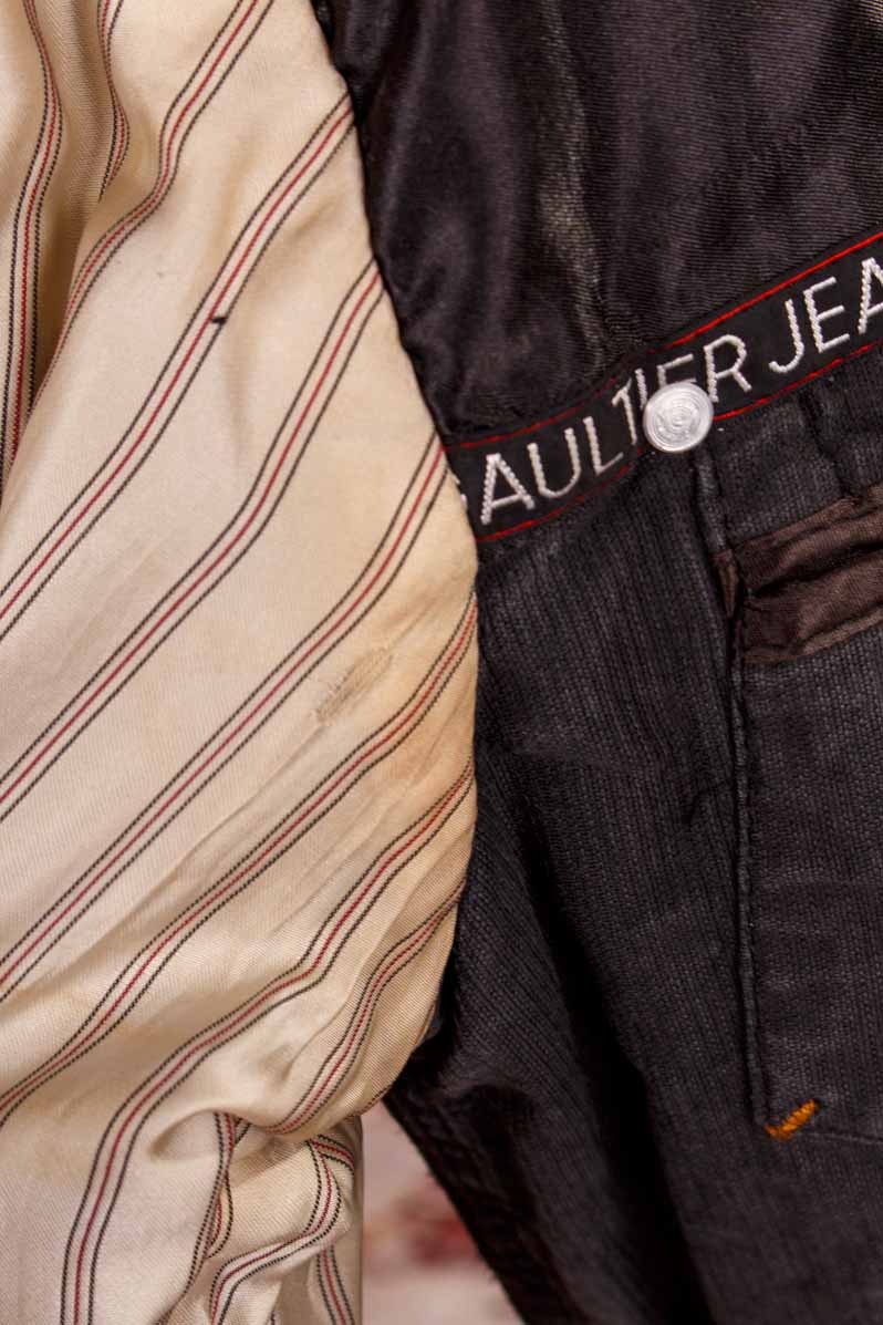 Gaultier reversible Cord Jeansjacke