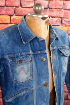 70s Wrangler Jeansjacke blau