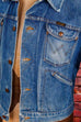 70s Wrangler Jeansjacke blau