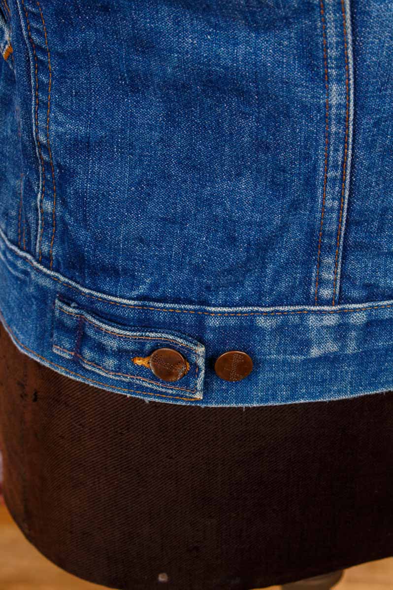 70s Wrangler Jeansjacke blau