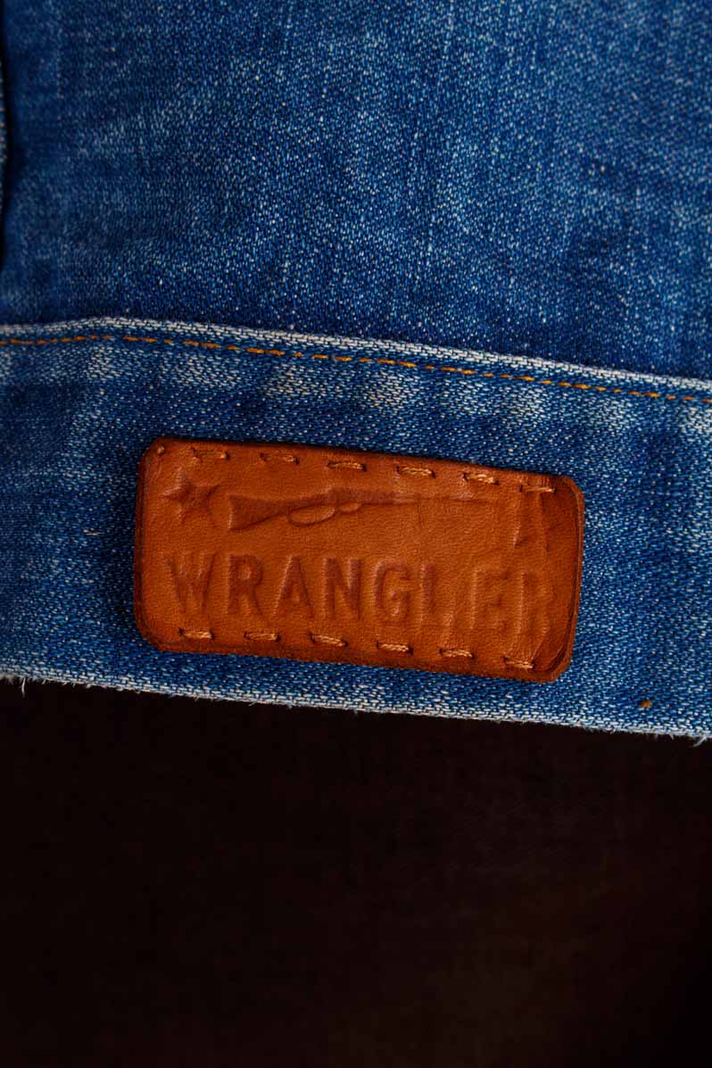 70s Wrangler Jeansjacke blau