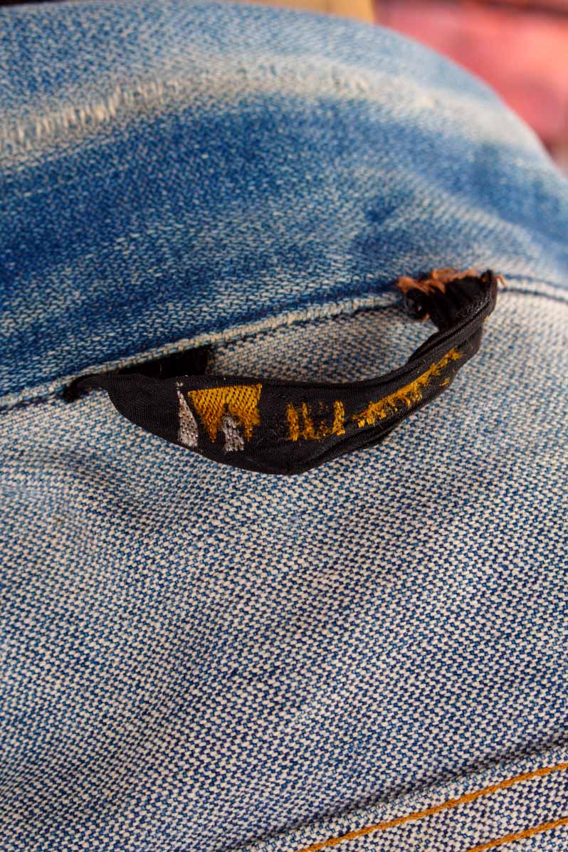 70s Wrangler Jeansjacke blau