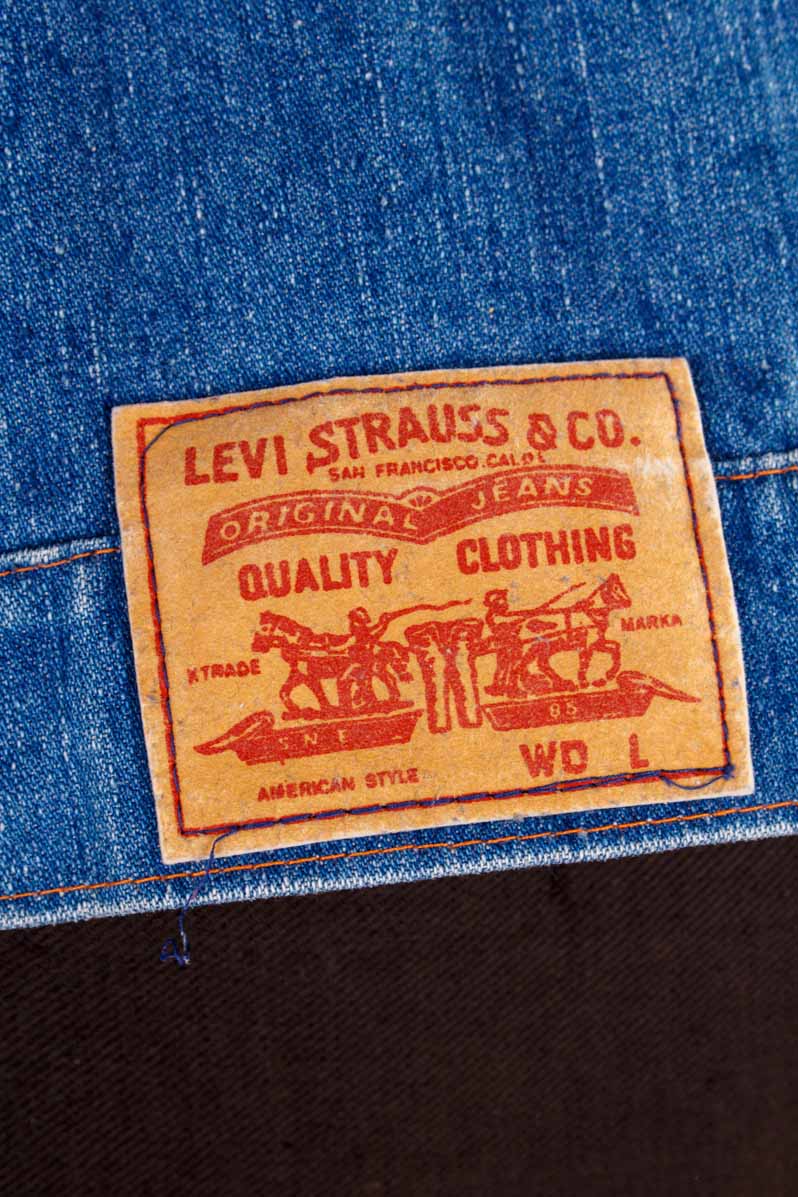80s LEVIS Jeansjacke blau