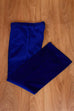 70s royalblau Samt Schlaghose