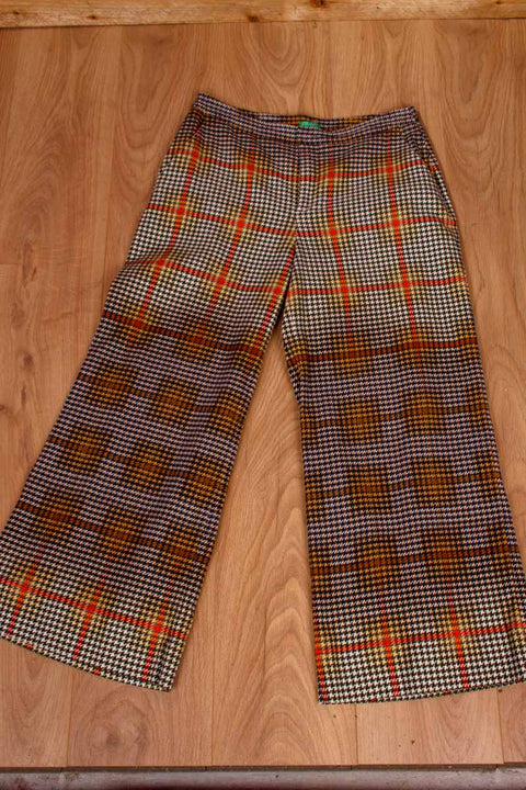 Benetton Palazzo Hose kariert
