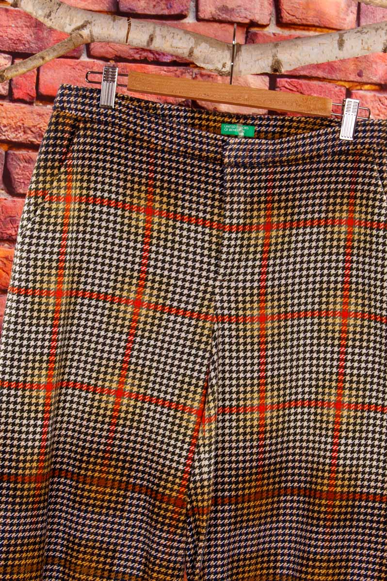 Benetton Palazzo Hose kariert