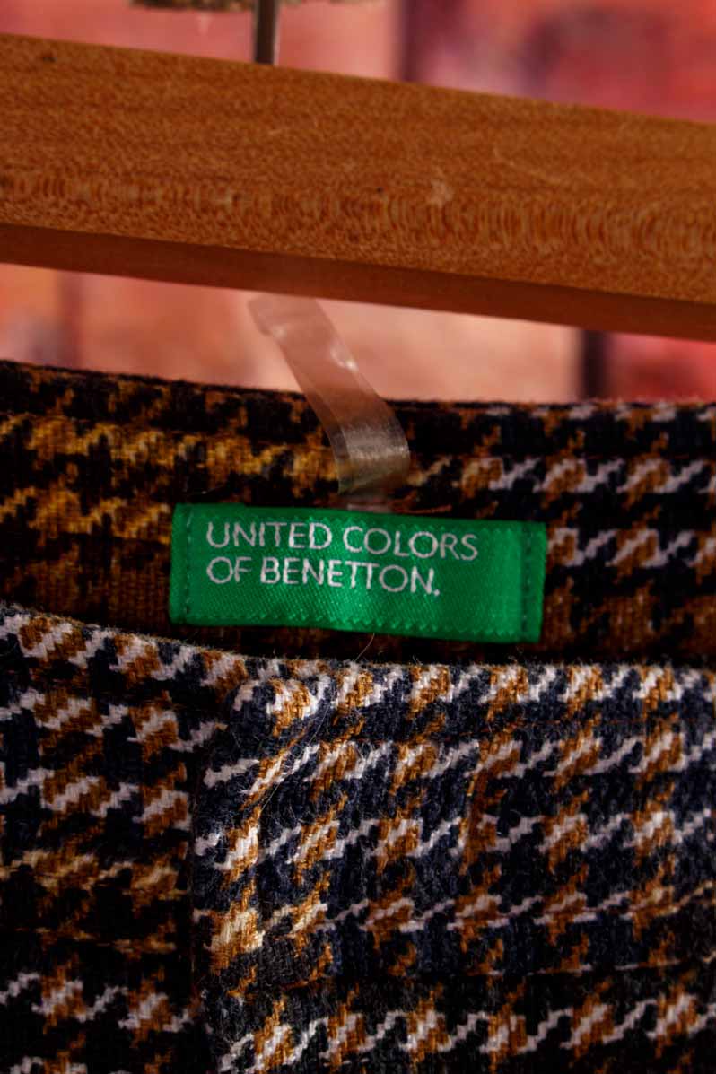 Benetton Palazzo Hose kariert