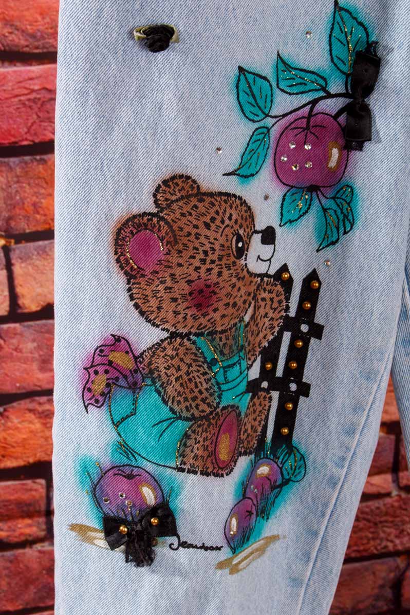 80s Jeans bemalt