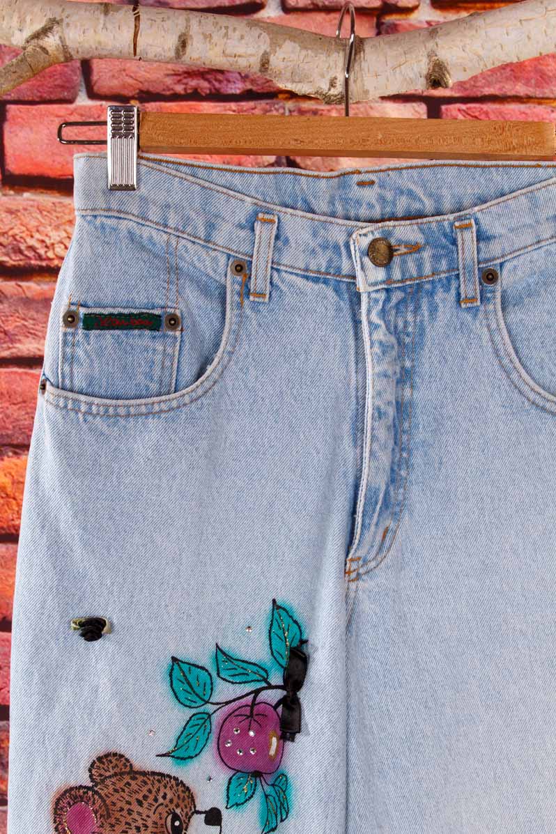 80s Jeans bemalt