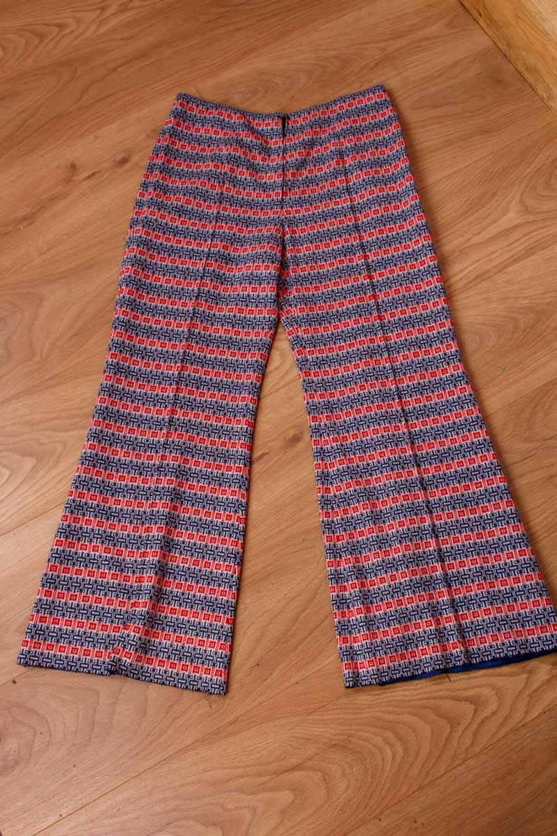 70s Disco Schlaghose Muster