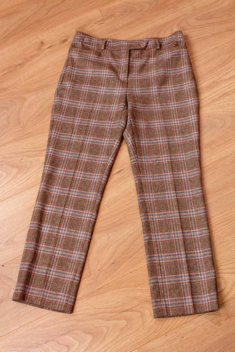 Charles Robertson Wollhose Glencheck