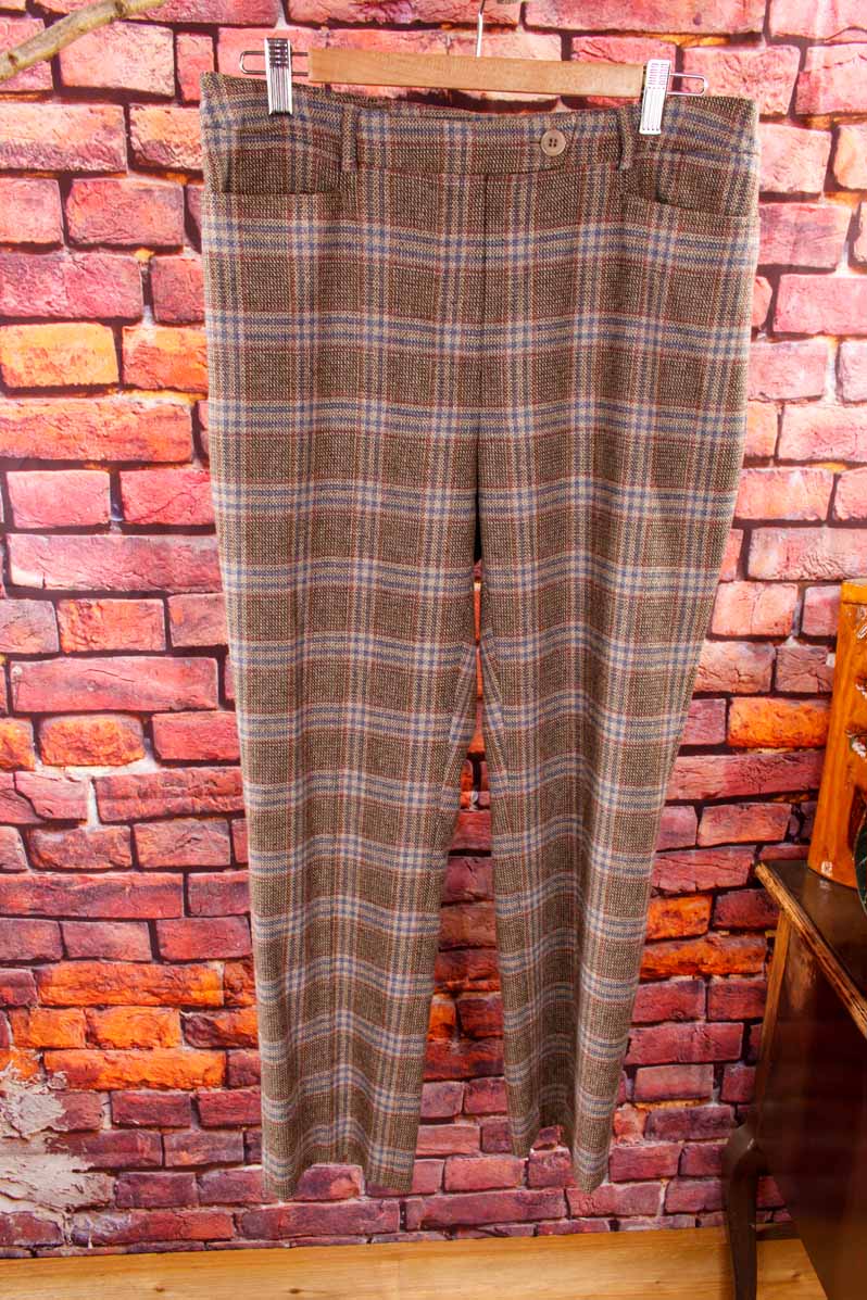 Charles Robertson Wollhose Glencheck