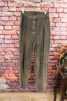 Ziegenvelours Lederhose Diana Antik