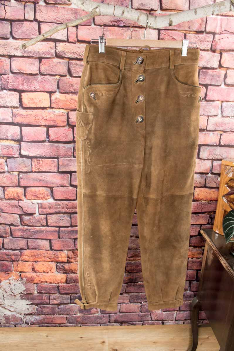 Spieth&Wensky Damen Lederhose braun