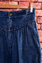 80s Jeans Haremshose Nieten