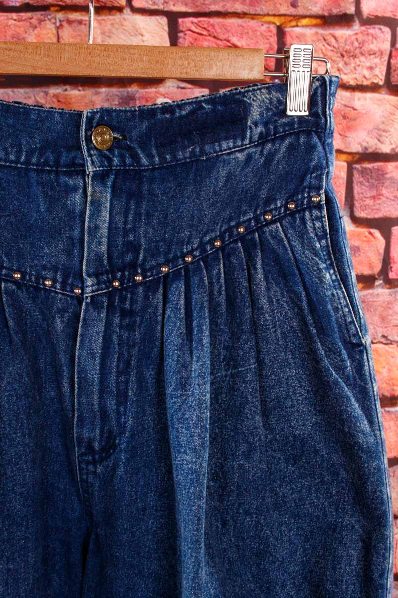 80s Jeans Haremshose Nieten
