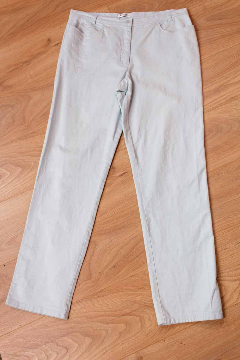 HAUBER Stretch Jeans türkis