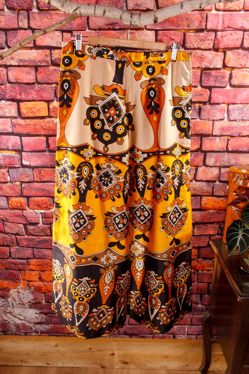 70s Palazzo Hose bunt