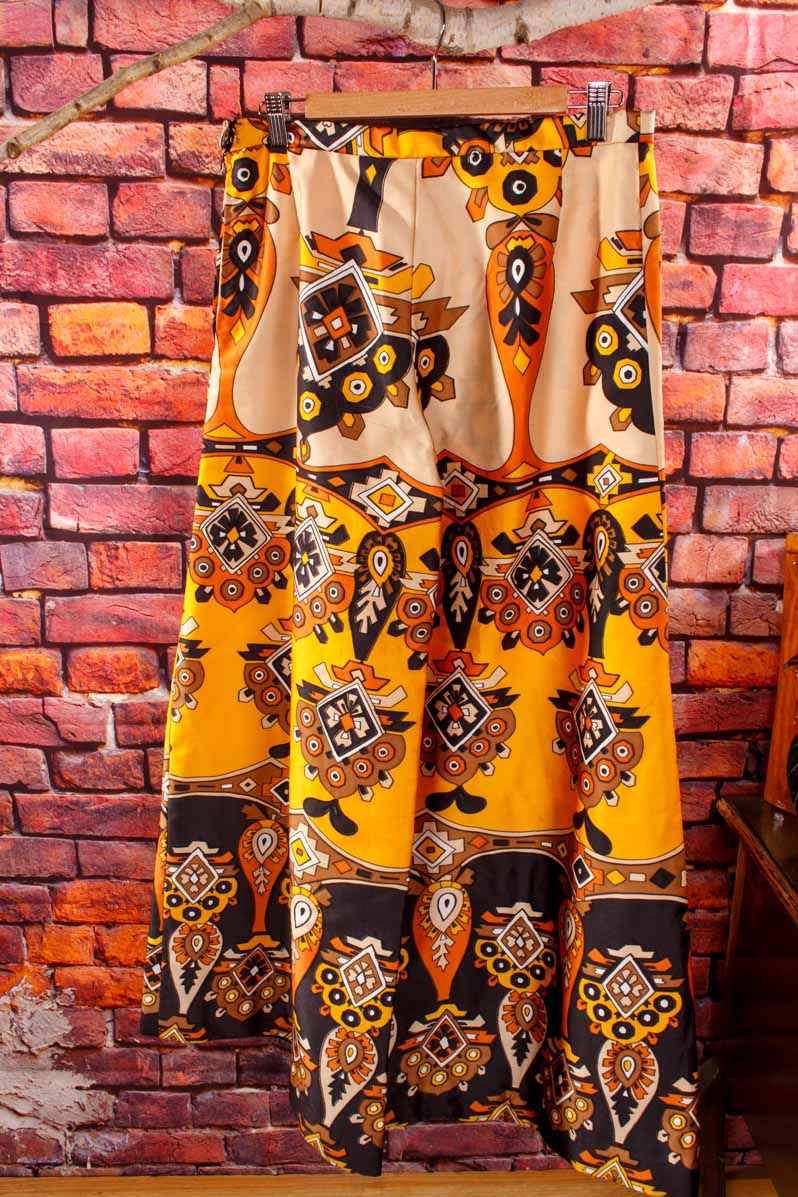 70s Palazzo Hose bunt