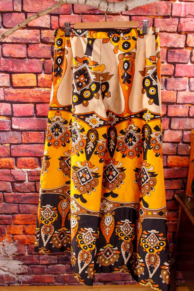 70s Palazzo Hose bunt