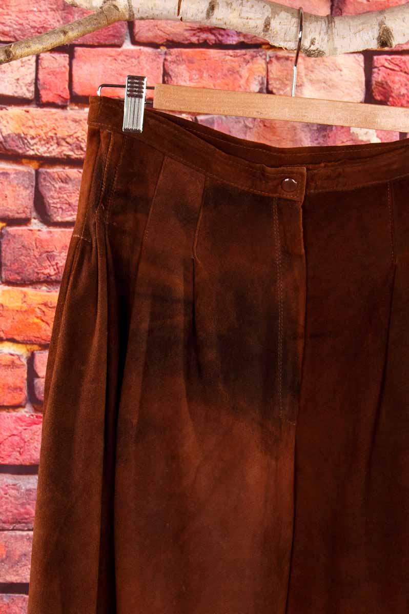 Vintage Lederhose rehbraun