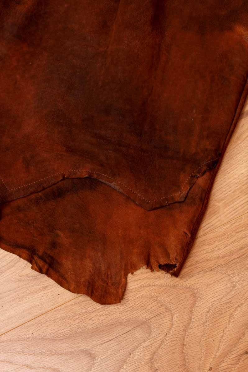 Vintage Lederhose rehbraun