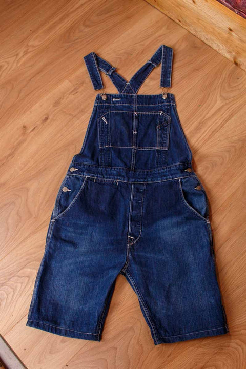 LEVIS Latzhose kurz blau
