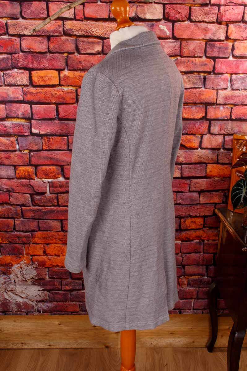 Opus Jersey Langblazer Halini grau