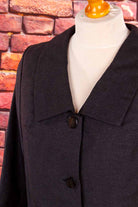 60s Kostümjacke grau Wolle