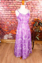 Abendkleid lila Glitzer