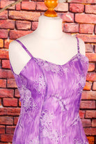 Abendkleid lila Glitzer