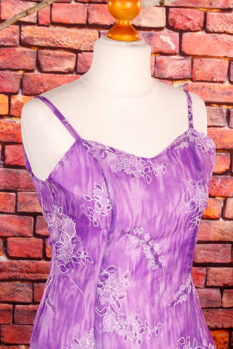 Abendkleid lila Glitzer