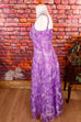 Abendkleid lila Glitzer