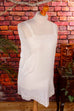 antik Unterhemd Nachthemd weiß