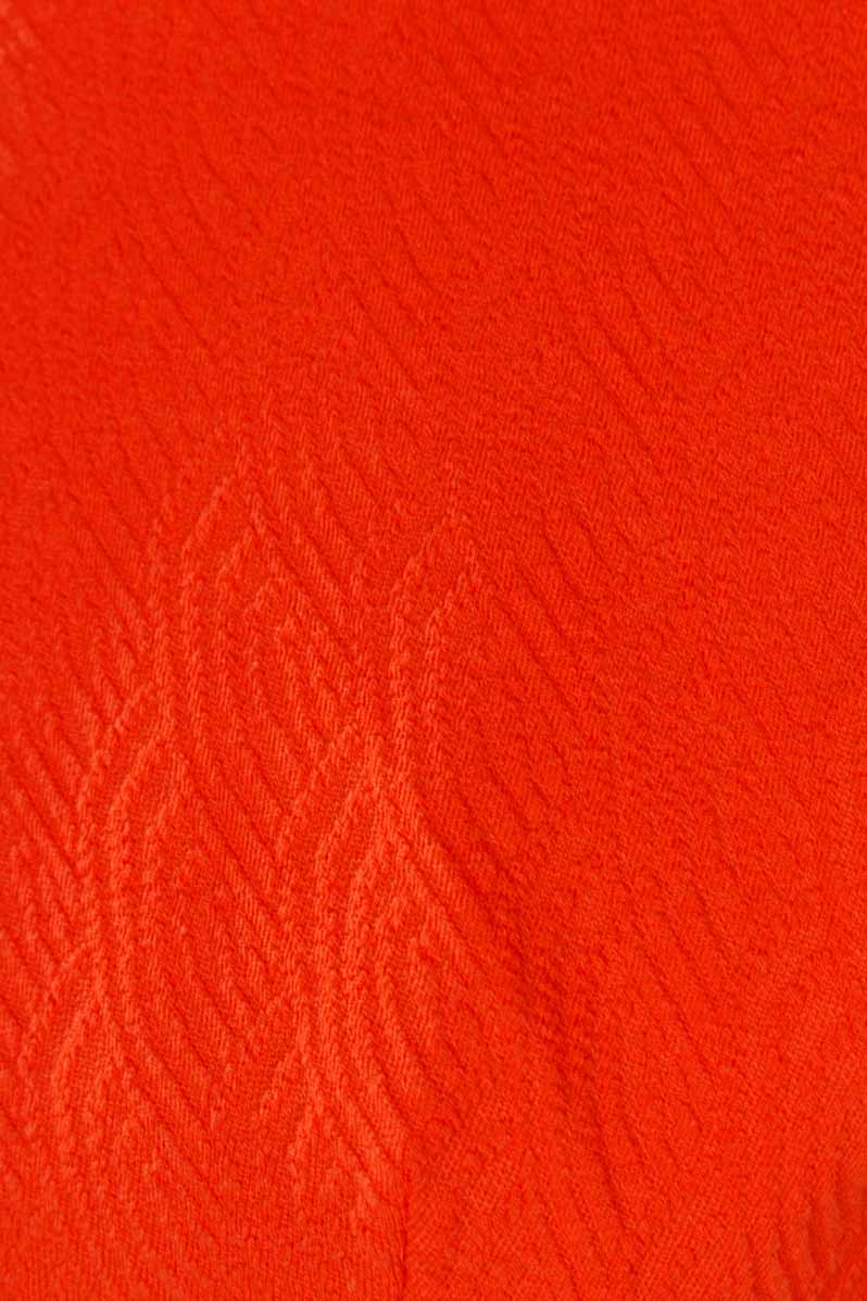 60s Minikleid orange