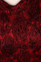 sexy Brokat Etuikleid rot