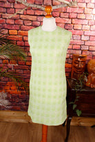 60s Shiftkleid neongrün