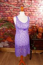 sexy Unterkleid lila Spitze