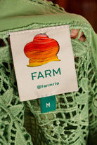 FARM Rio Green Guipire Shirt