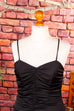 80er Partykleid schwarz pink