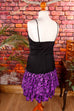 80er Partykleid schwarz pink