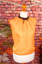 60s Top orange transparent