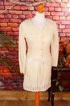 Häkelkleid offwhite