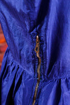 Petticoatkleid blau Taft + Plissee